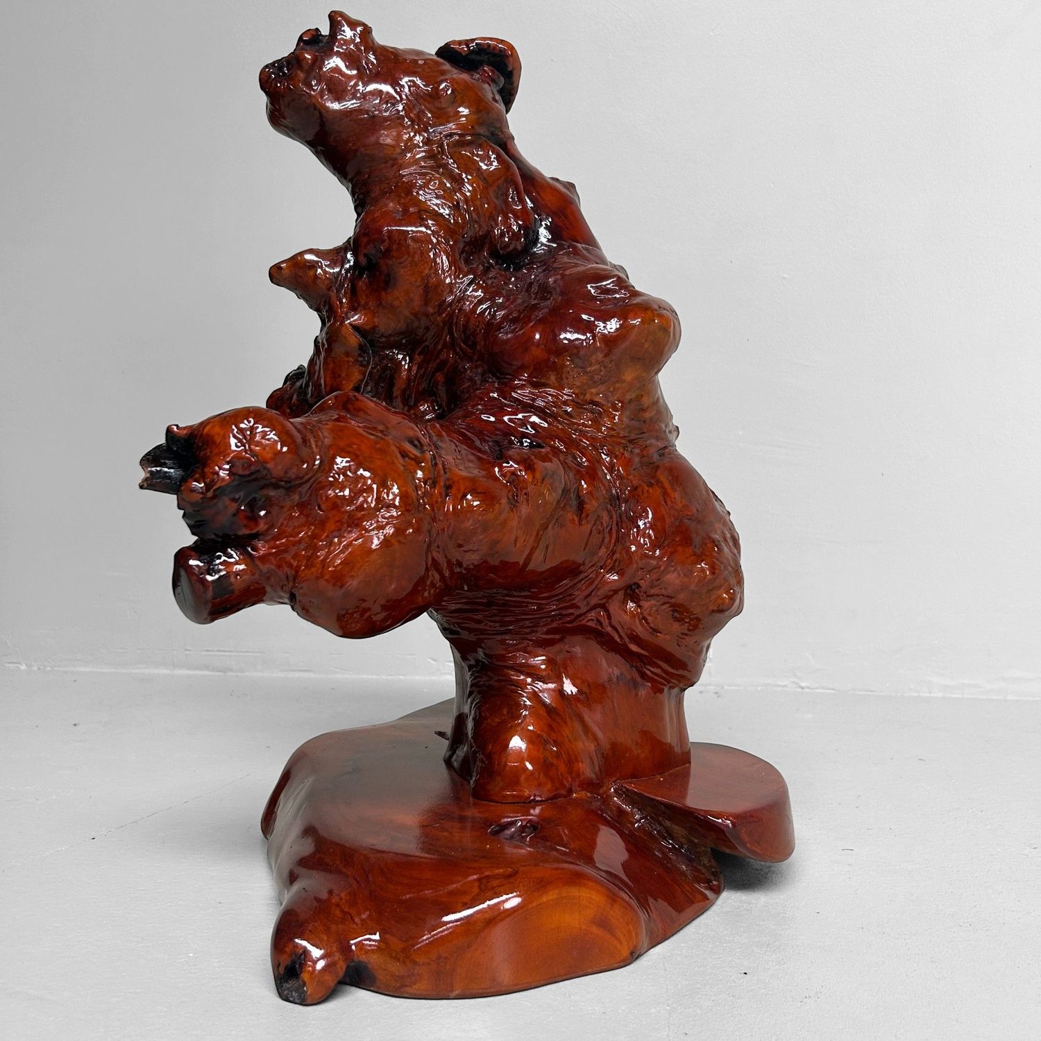 Decoratief Japans Wortelhout op Display – Keyaki, Jaren '70 Decoratief Japans Wortelhout op Display – Keyaki, Jaren '70