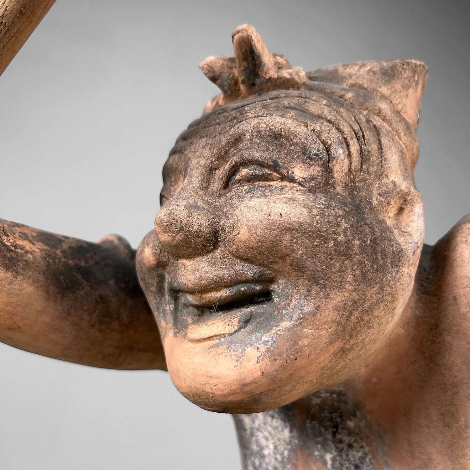 Rare Baixi Terracotta Tomb Figure – China, 19th Century