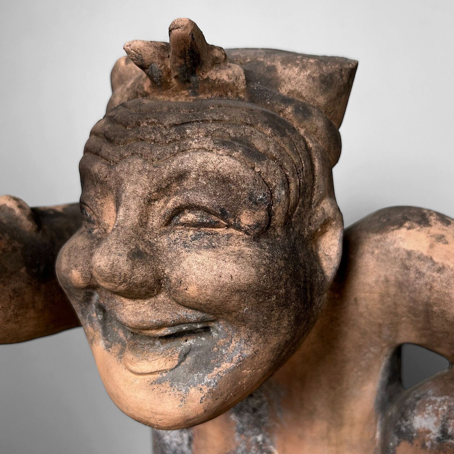 Rare Baixi Terracotta Tomb Figure – China, 19th Century