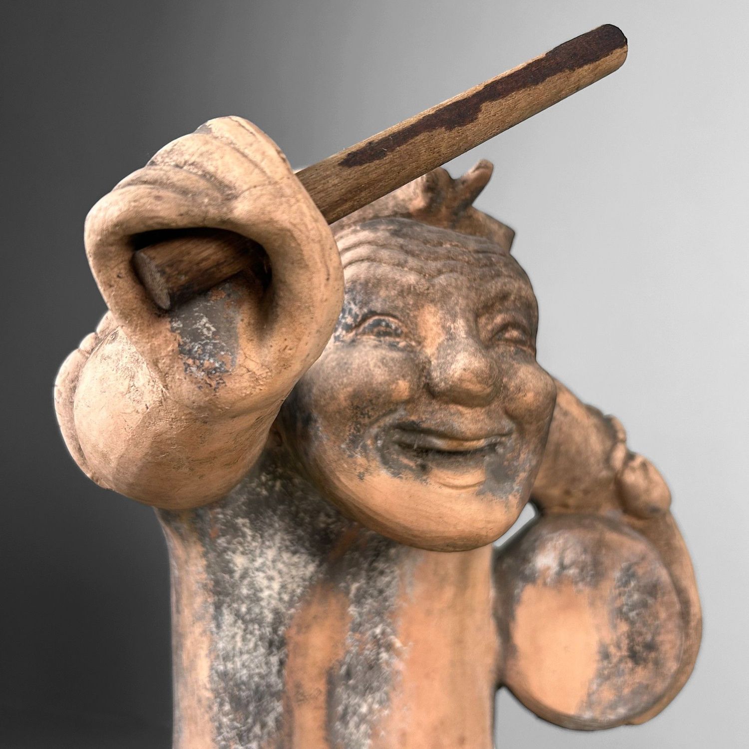 Rare Baixi Terracotta Tomb Figure – China, 19th Century