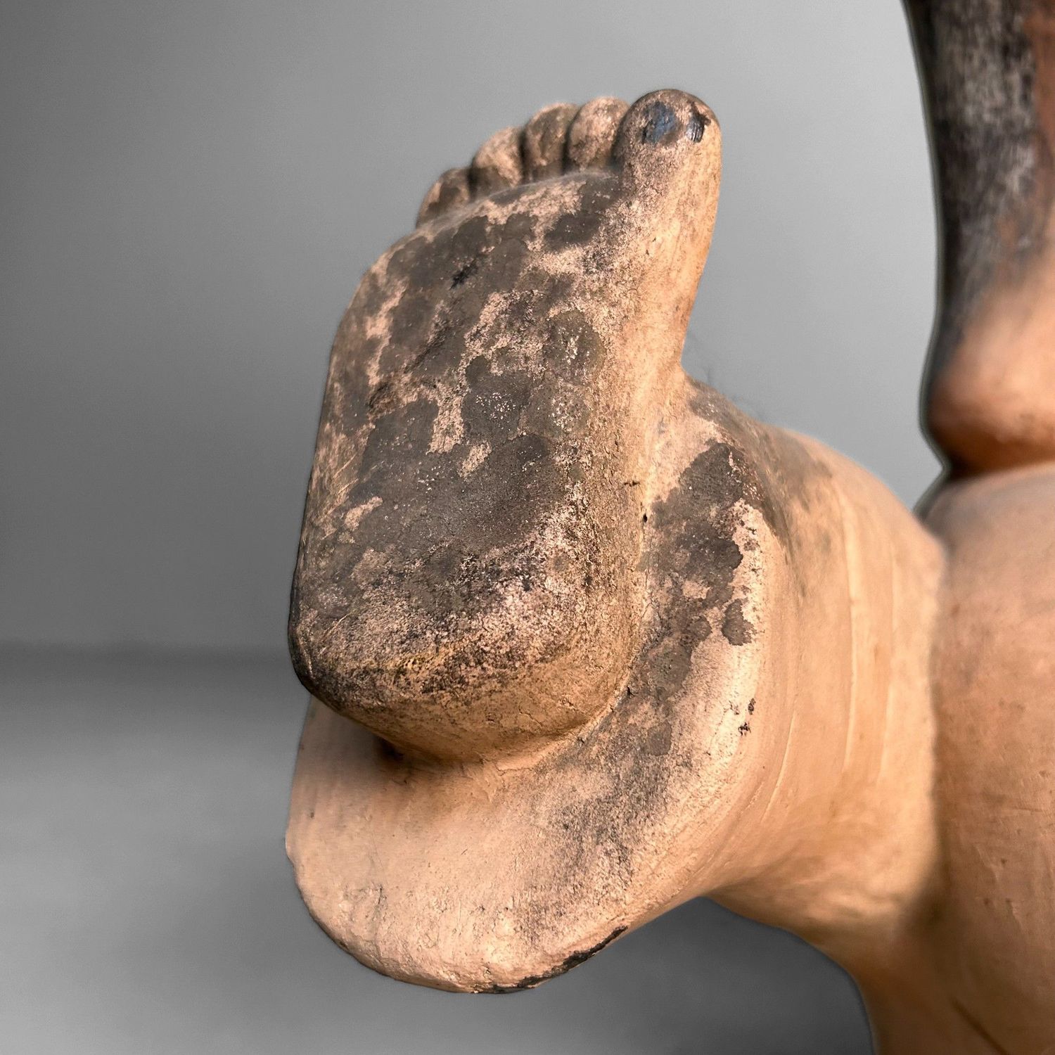 Rare Baixi Terracotta Tomb Figure – China, 19th Century