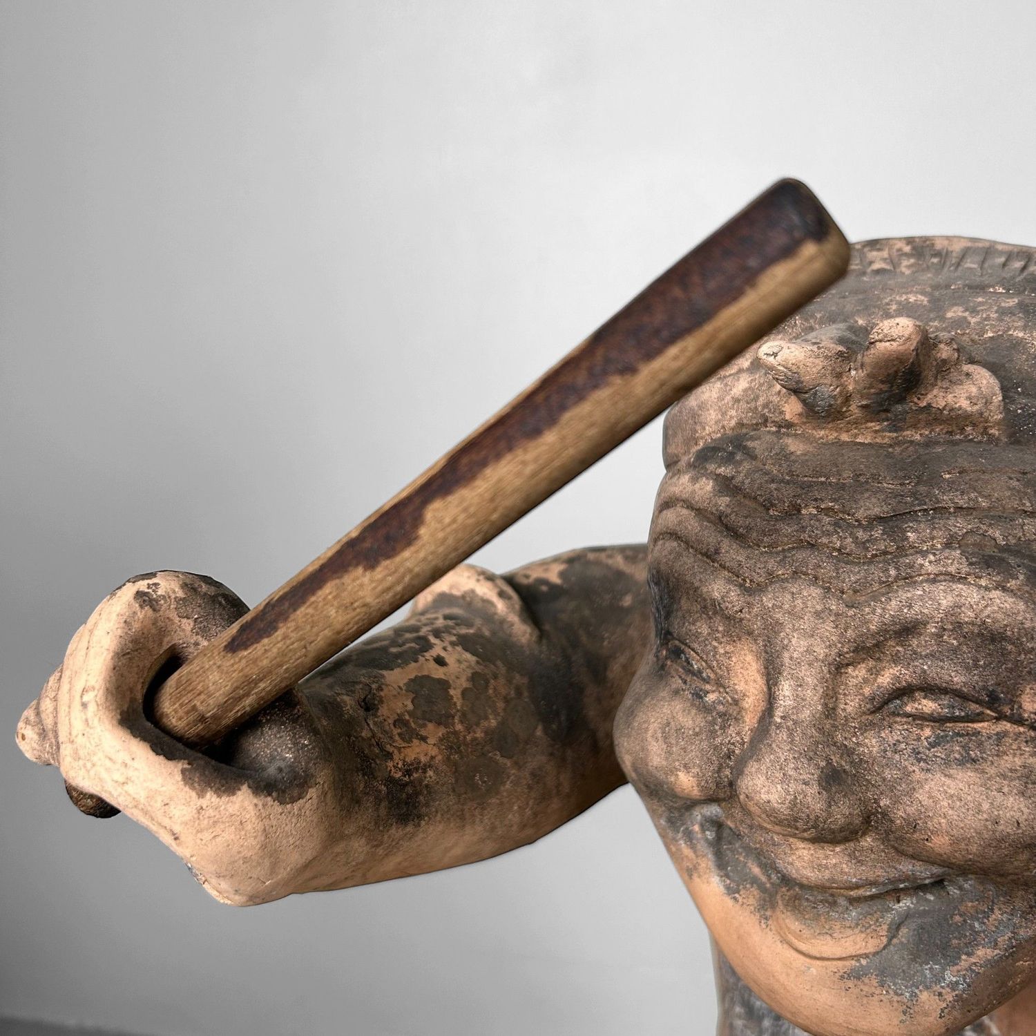 Rare Baixi Terracotta Tomb Figure – China, 19th Century