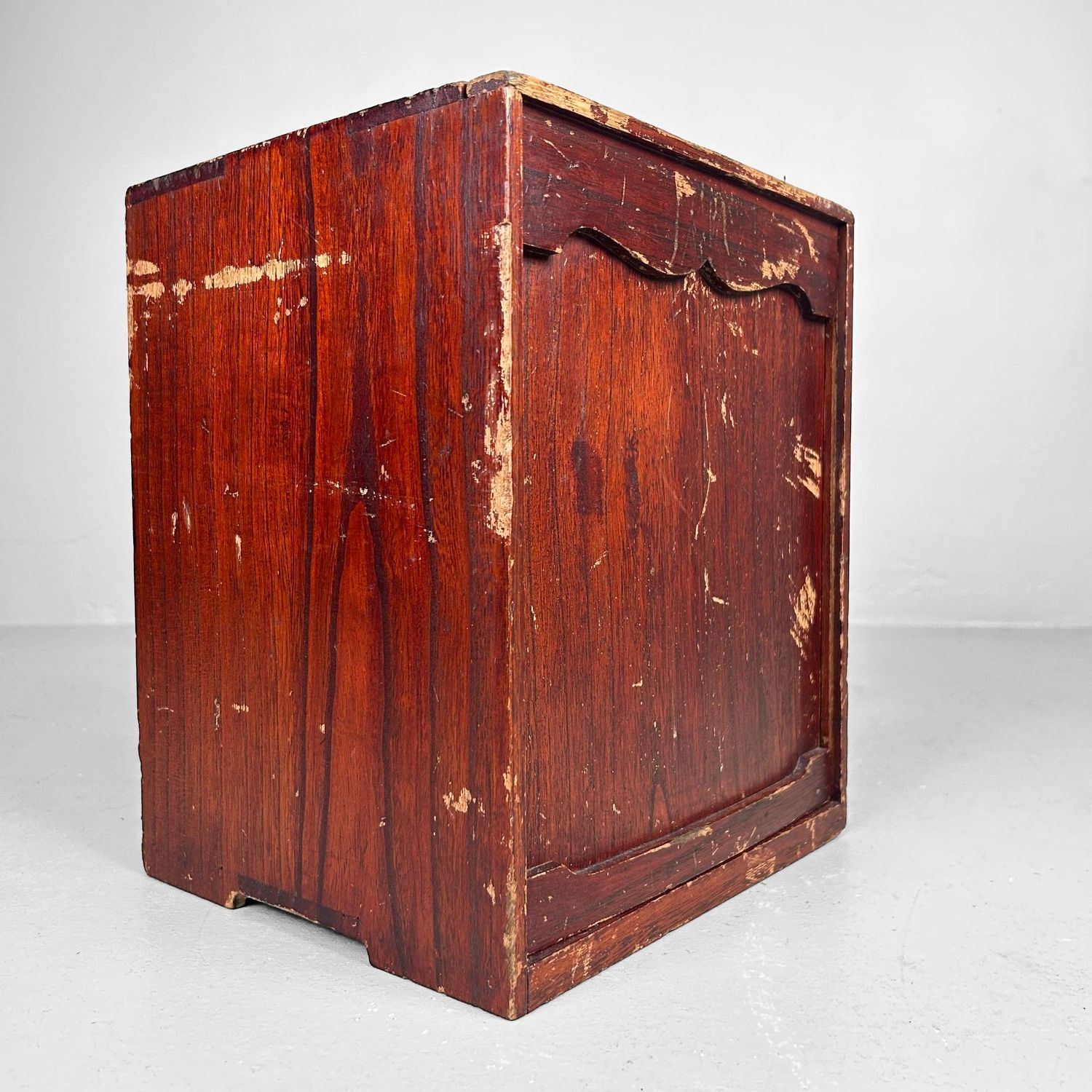 Antieke Houten Opbergkist, Meiji periode, Japan.
