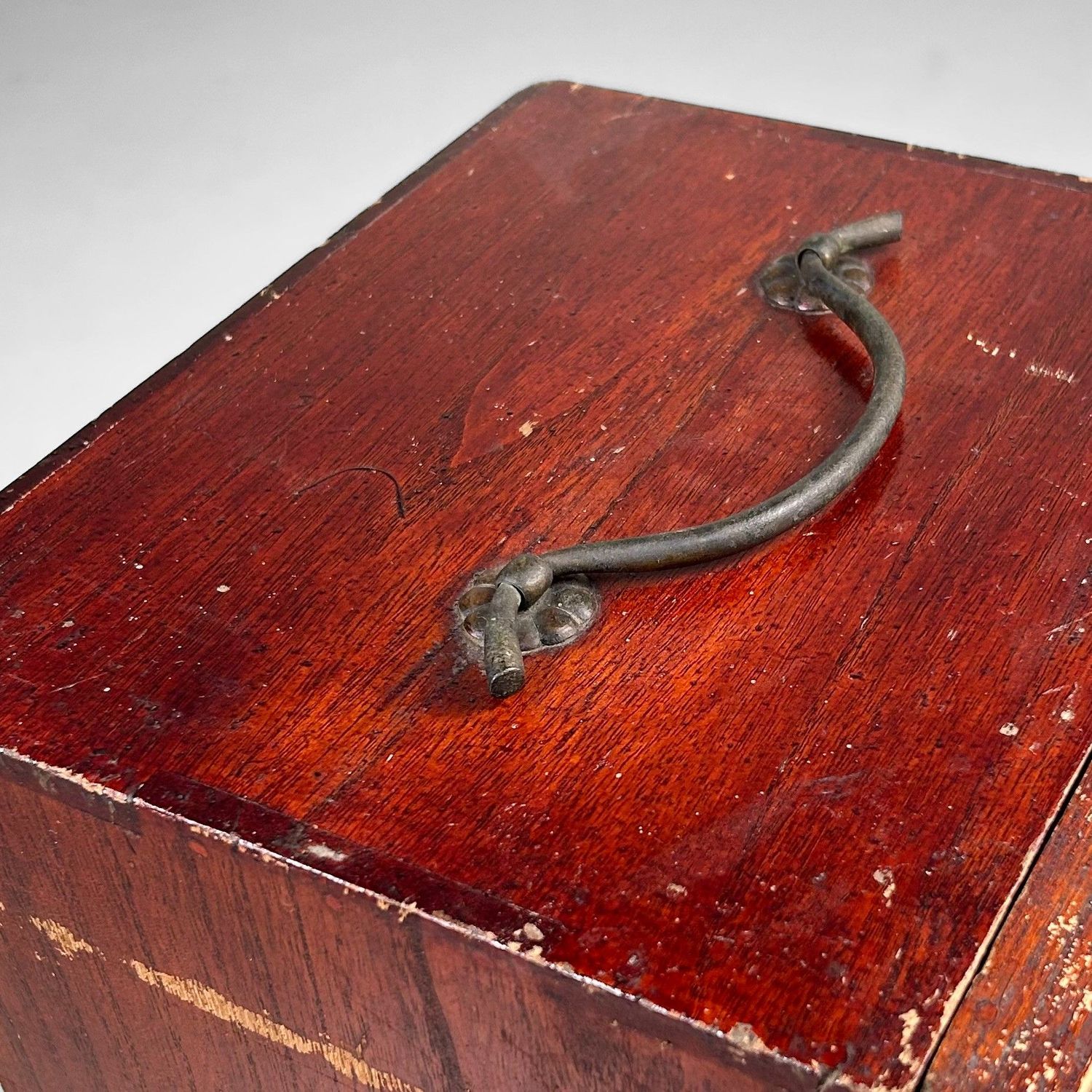 Antieke Houten Opbergkist, Meiji periode, Japan.
