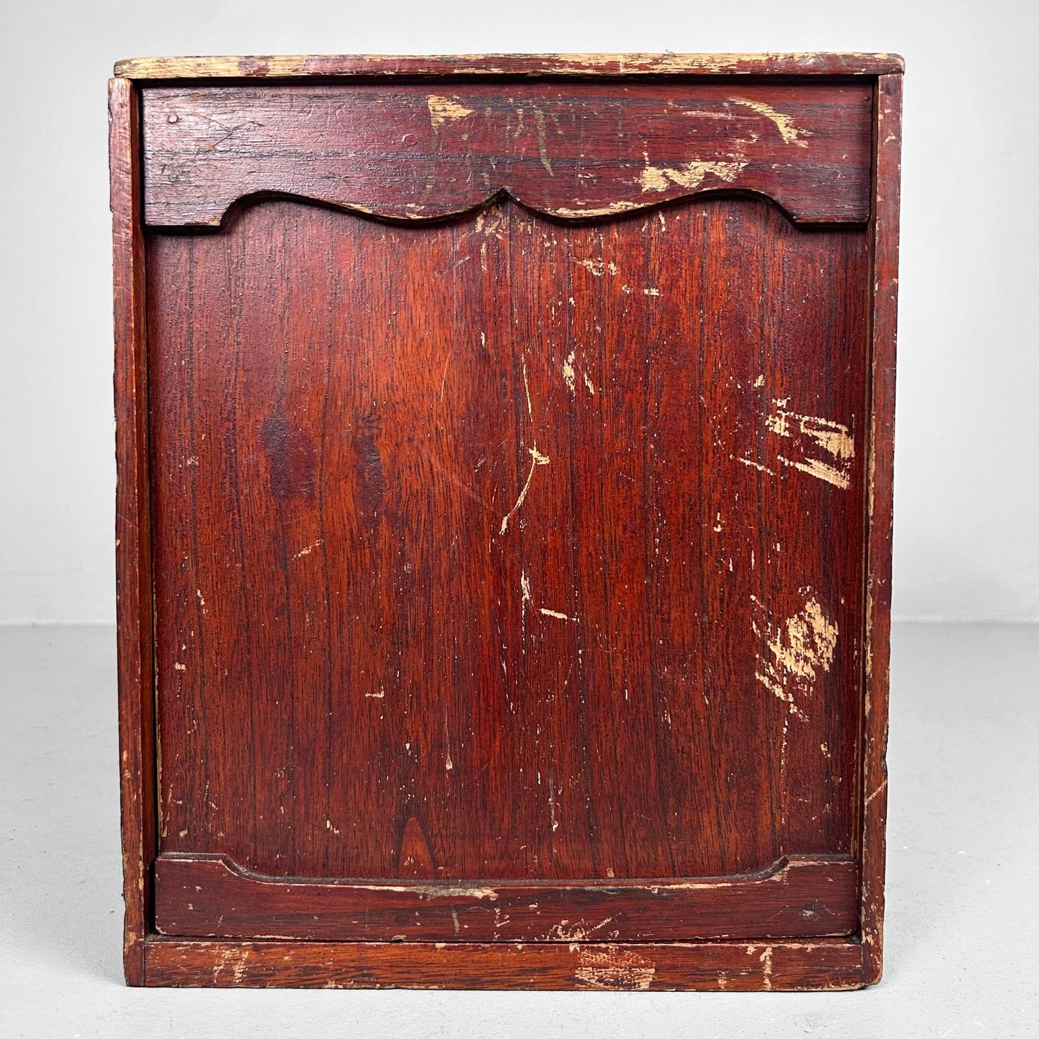 Antieke Houten Opbergkist, Meiji periode, Japan.