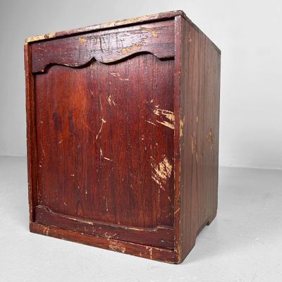 Antique Wooden Storage Box, Meiji Period, Japan