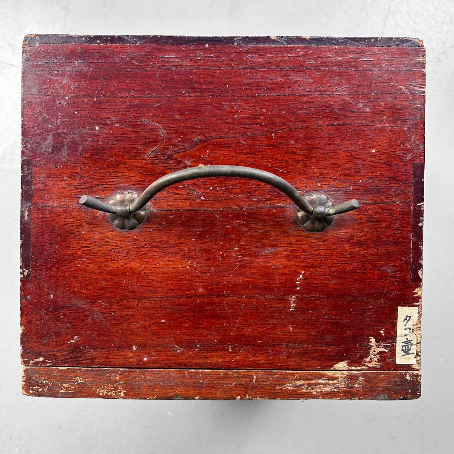 Antieke Houten Opbergkist, Meiji periode, Japan.