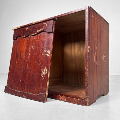 Antique Wooden Storage Box, Meiji Period, Japan