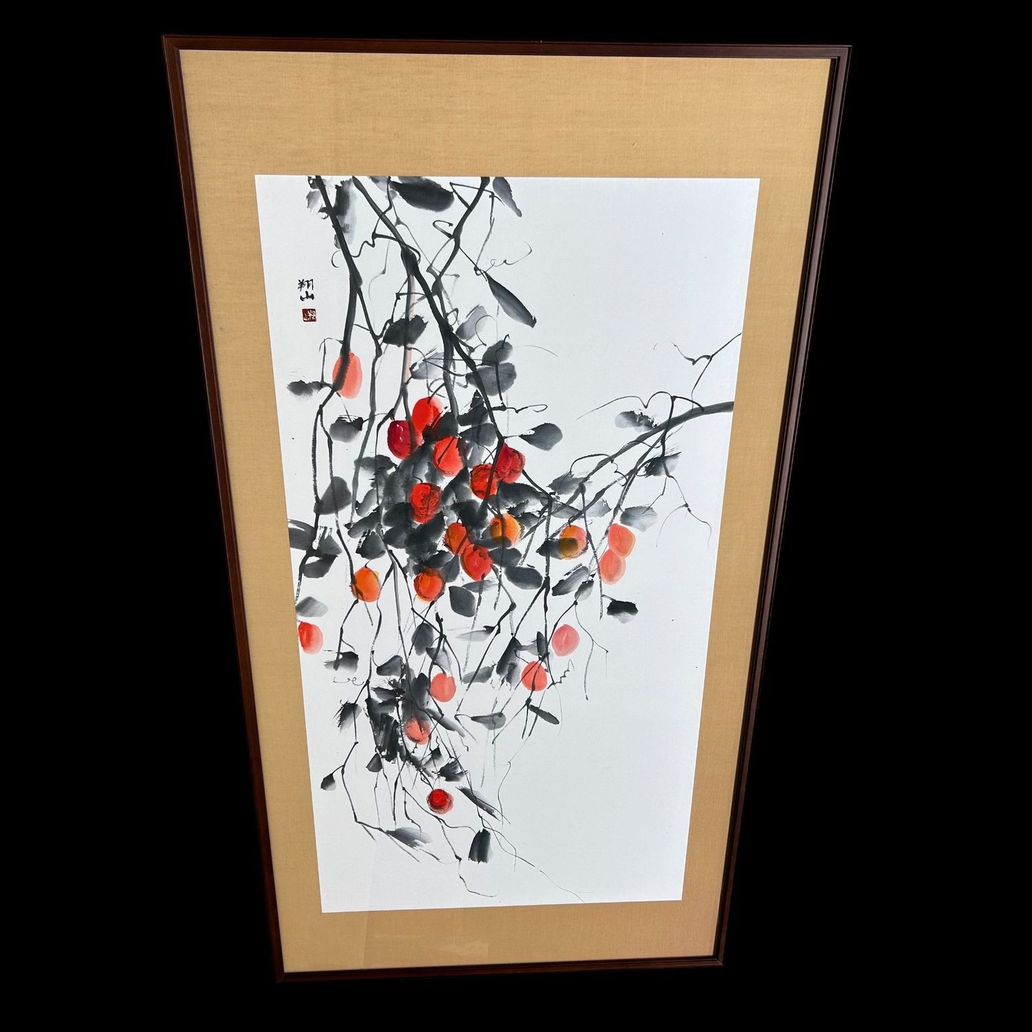 Traditional Japanese Ink Art (Sumi-e) by Miyazawa Shōzan, 1980s