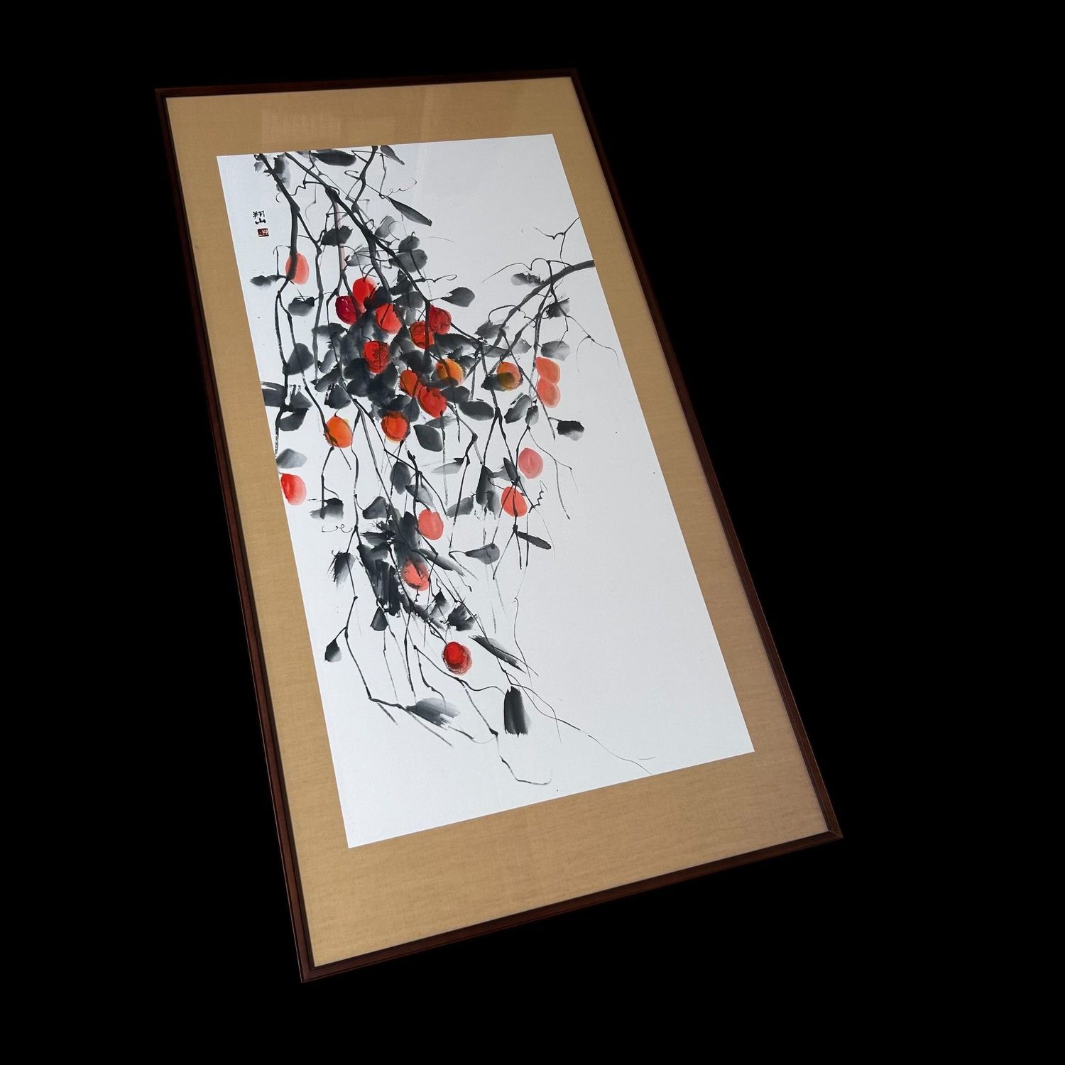 Traditional Japanese Ink Art (Sumi-e) by Miyazawa Shōzan, 1980s