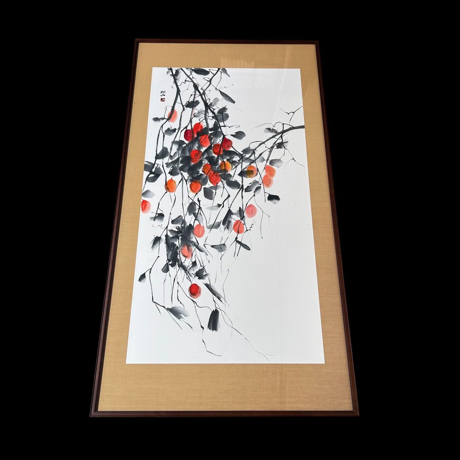 Traditional Japanese Ink Art (Sumi-e) by Miyazawa Shōzan, 1980s