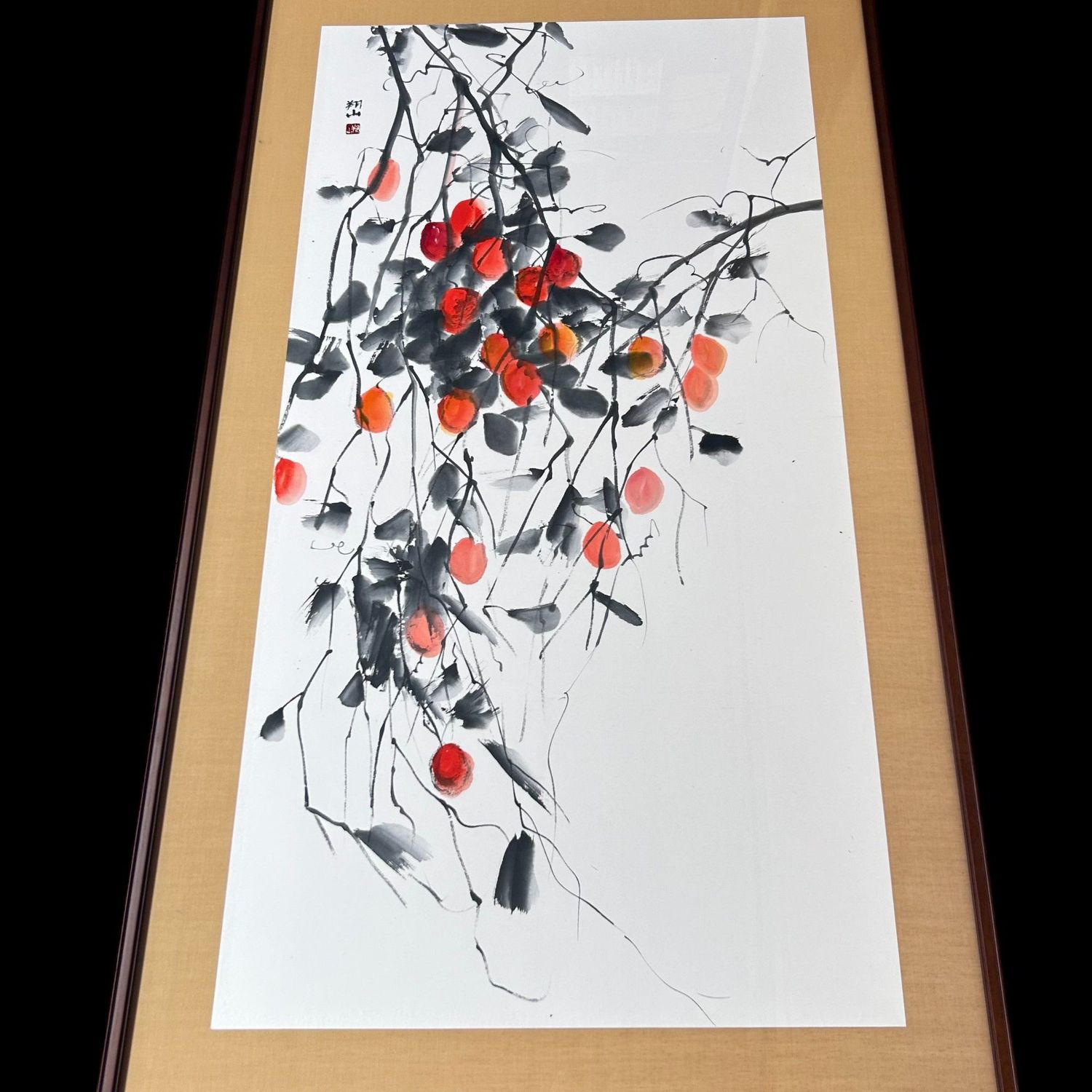 Traditional Japanese Ink Art (Sumi-e) by Miyazawa Shōzan, 1980s