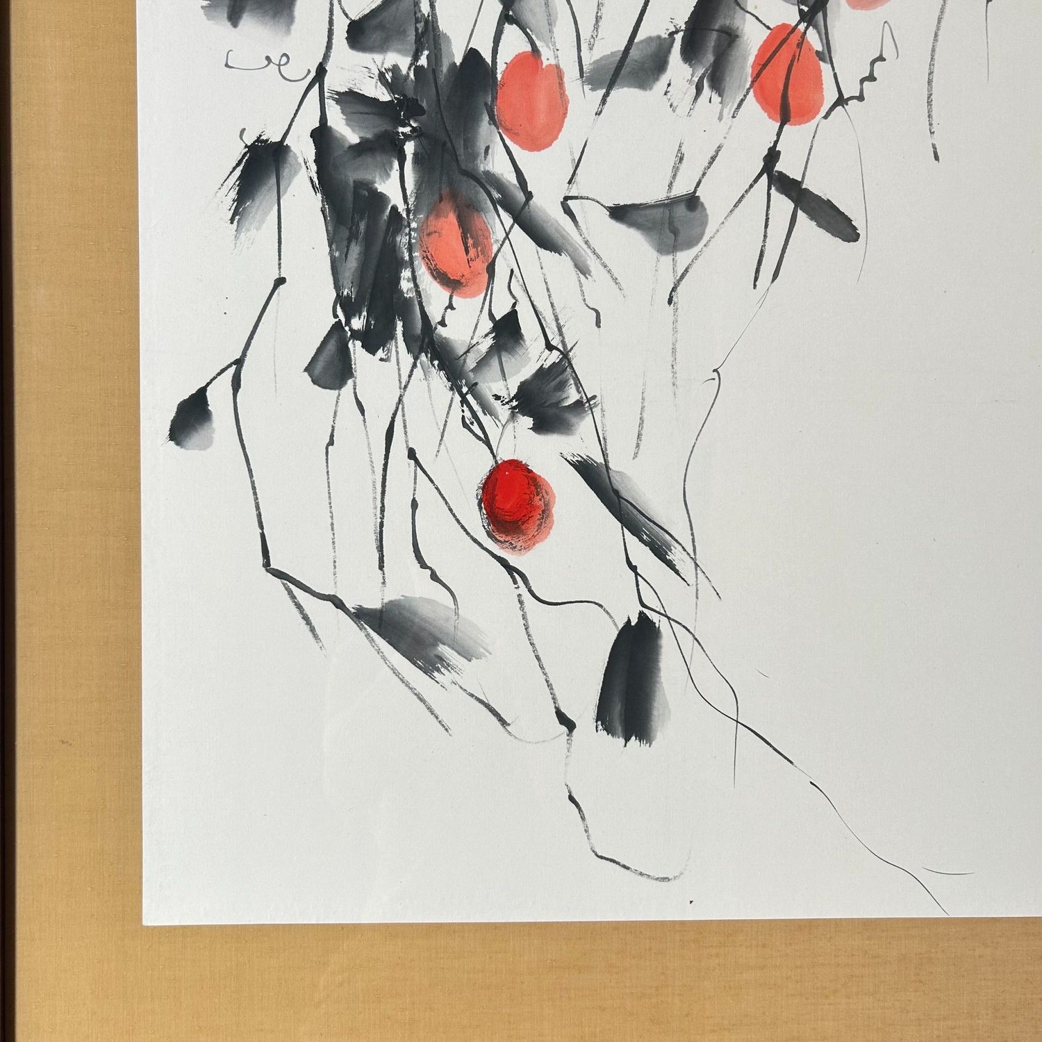 Traditional Japanese Ink Art (Sumi-e) by Miyazawa Shōzan, 1980s