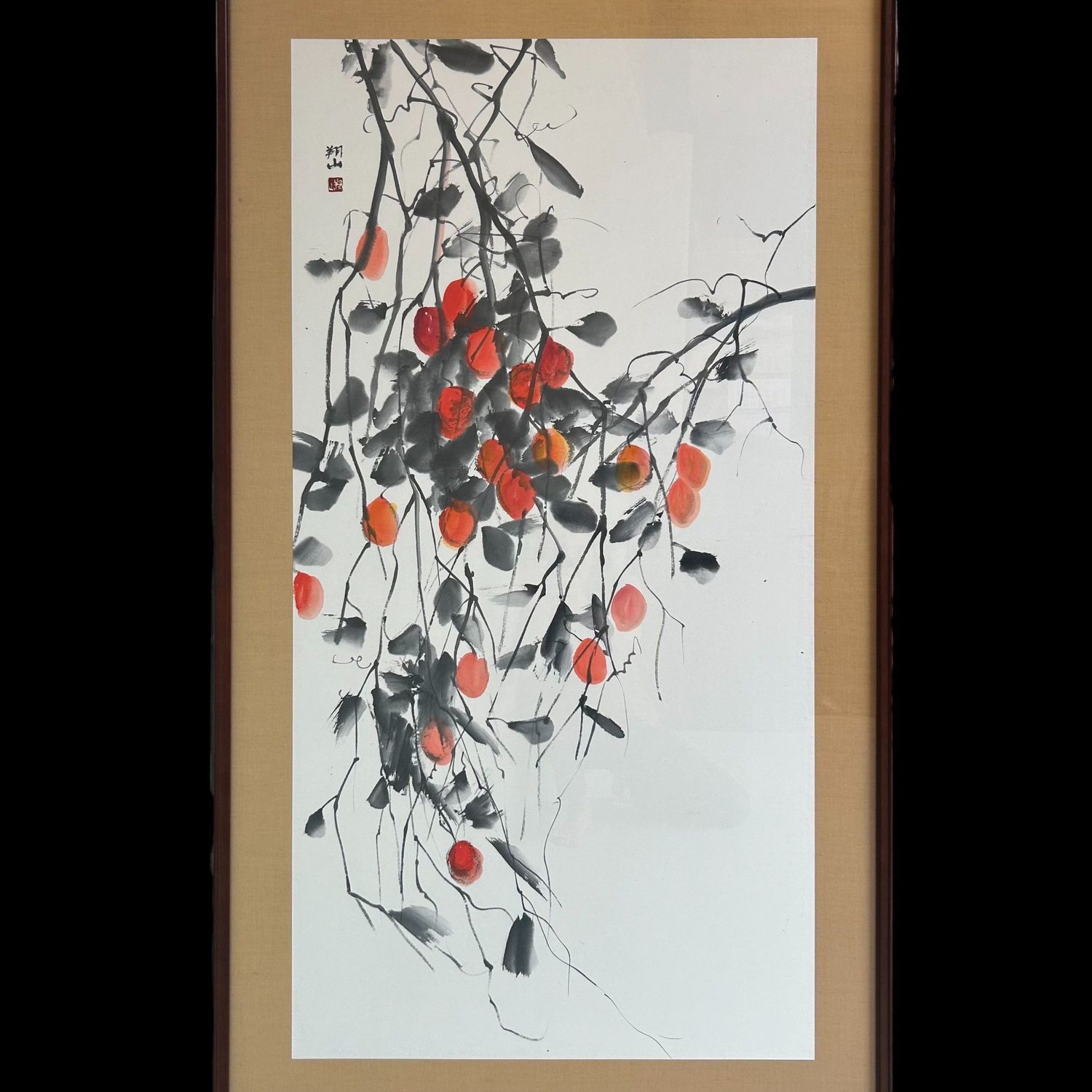 Traditional Japanese Ink Art (Sumi-e) by Miyazawa Shōzan, 1980s