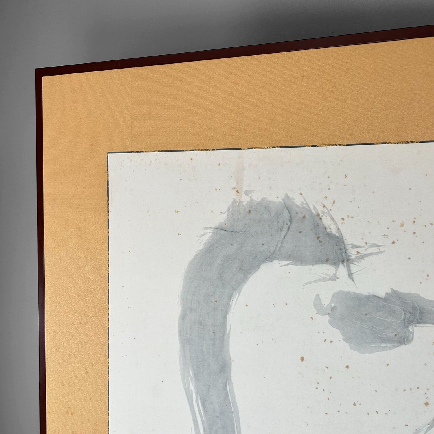 Japanese Zen Calligraphy Folding Screen – 1970s