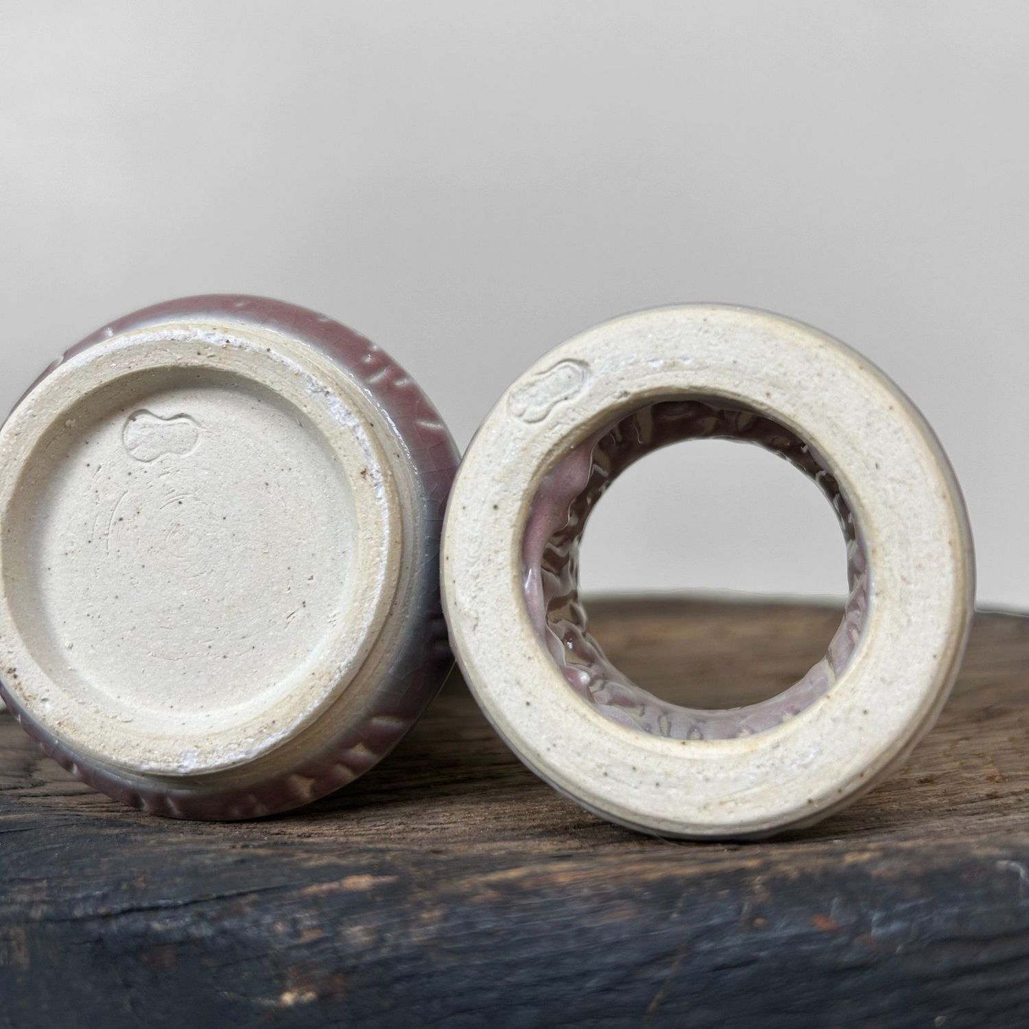 Japanse Theeceremonie Set, Shiso-te Glazuur (Mizusashi, Chabana, Yobitsugi)