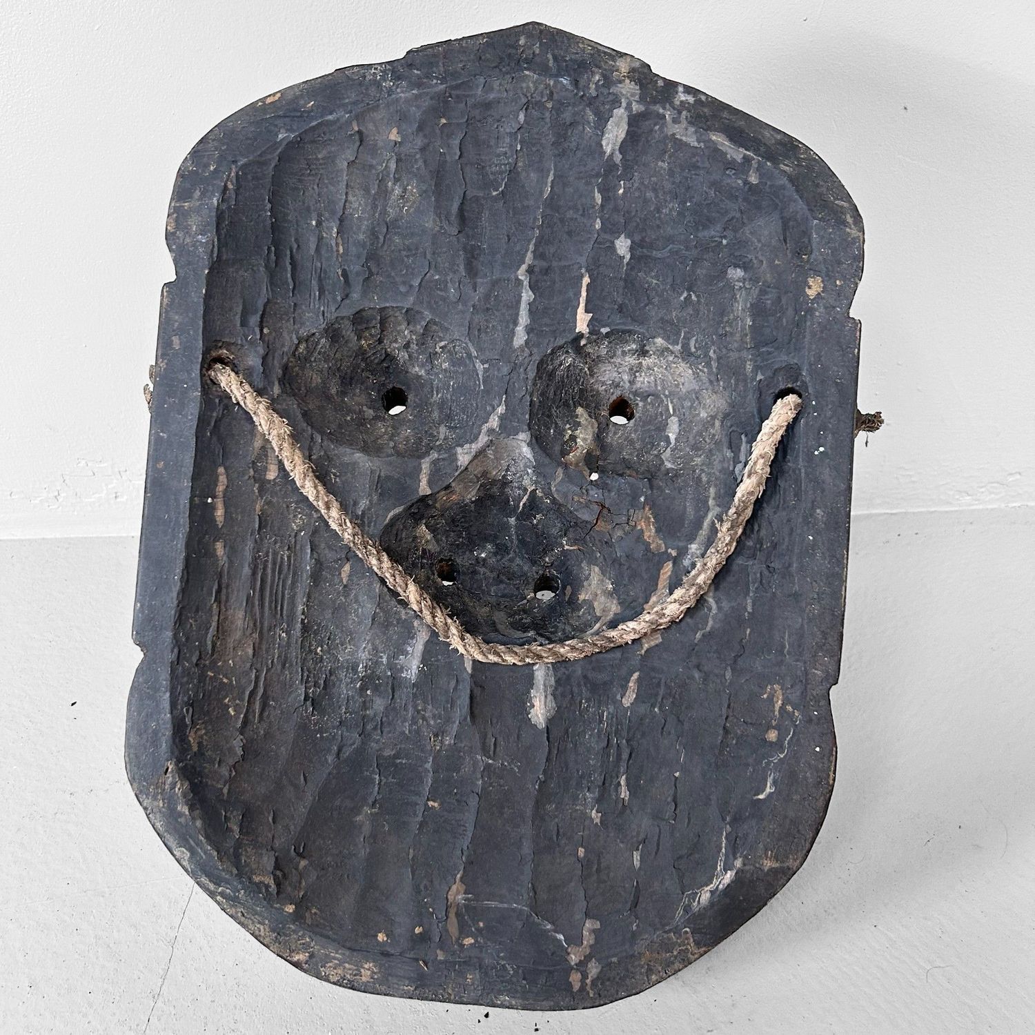 ​Authentiek Houten Tengu Masker, Japan