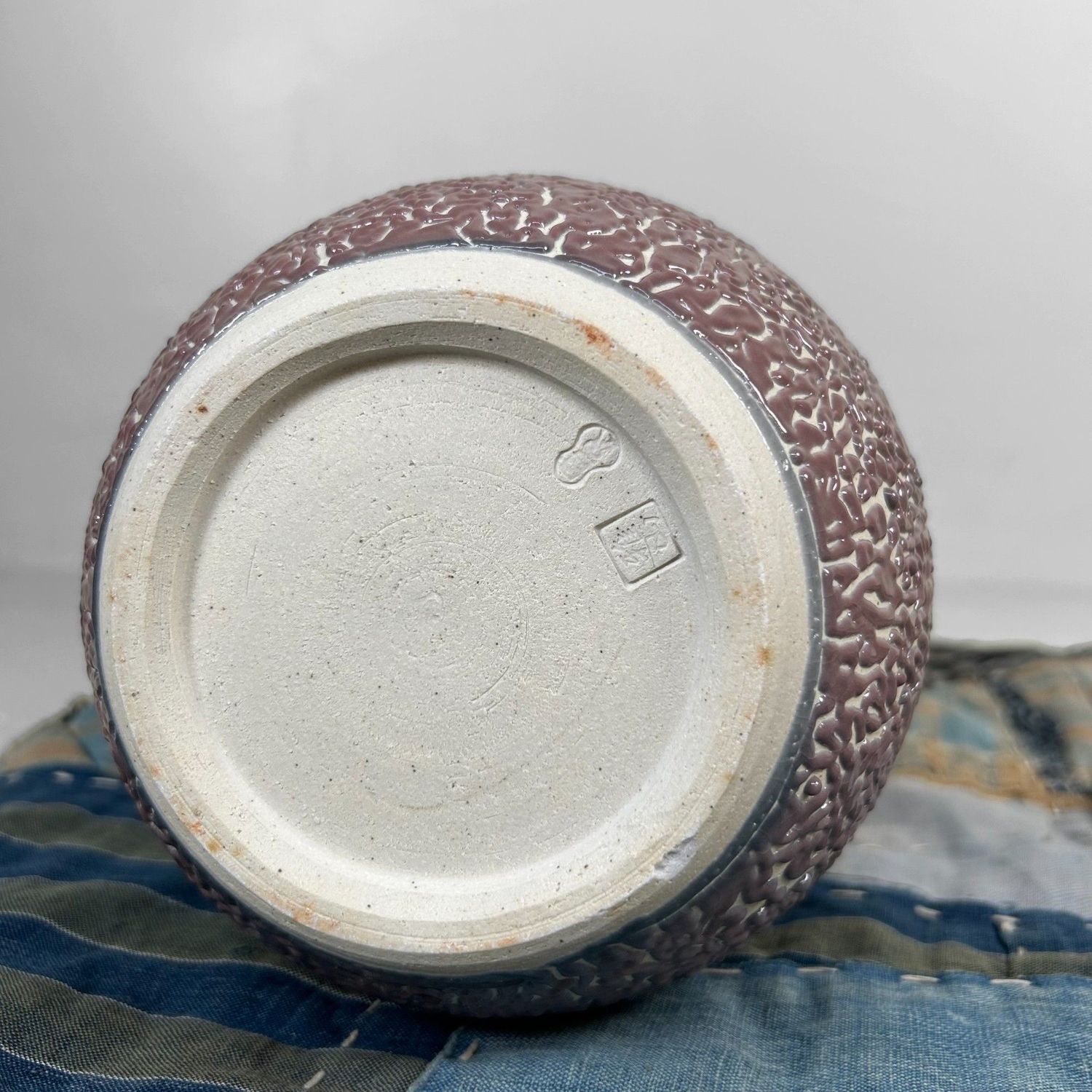 Japanese Tea Ceremony Set, Shiso-te Glaze (Mizusashi, Chabana Vase, Yobitsugi)