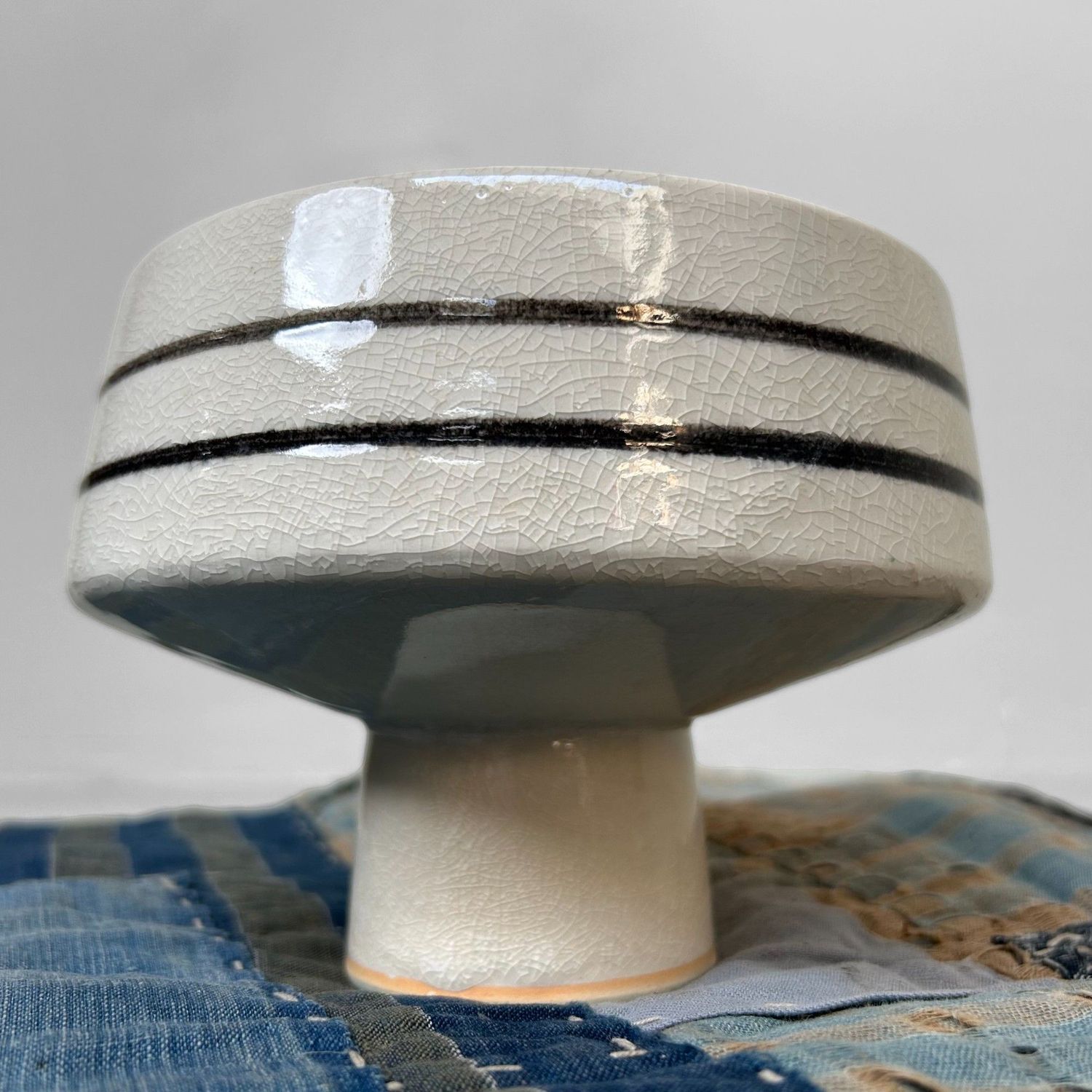 Mid-Century Japanese Ikebana Bowl – 1940s–50s