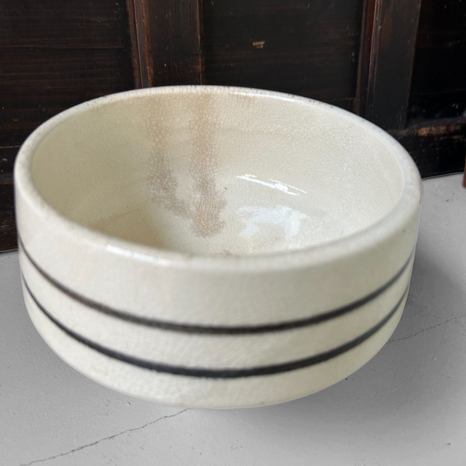 Mid-Century Japanese Ikebana Bowl – 1940s–50s