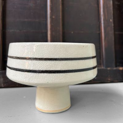 Mid-Century Japanese Ikebana Bowl – 1940s–50s
