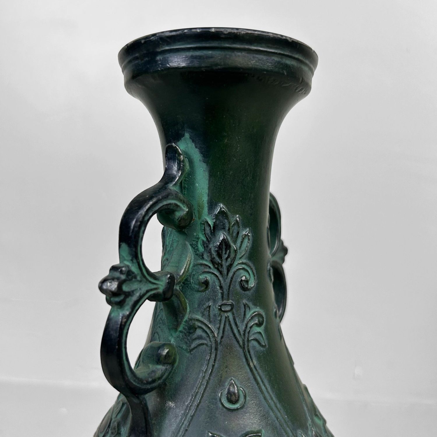 Japanese Takaoka Ikebana Vase, Metalcraft, circa 1950s