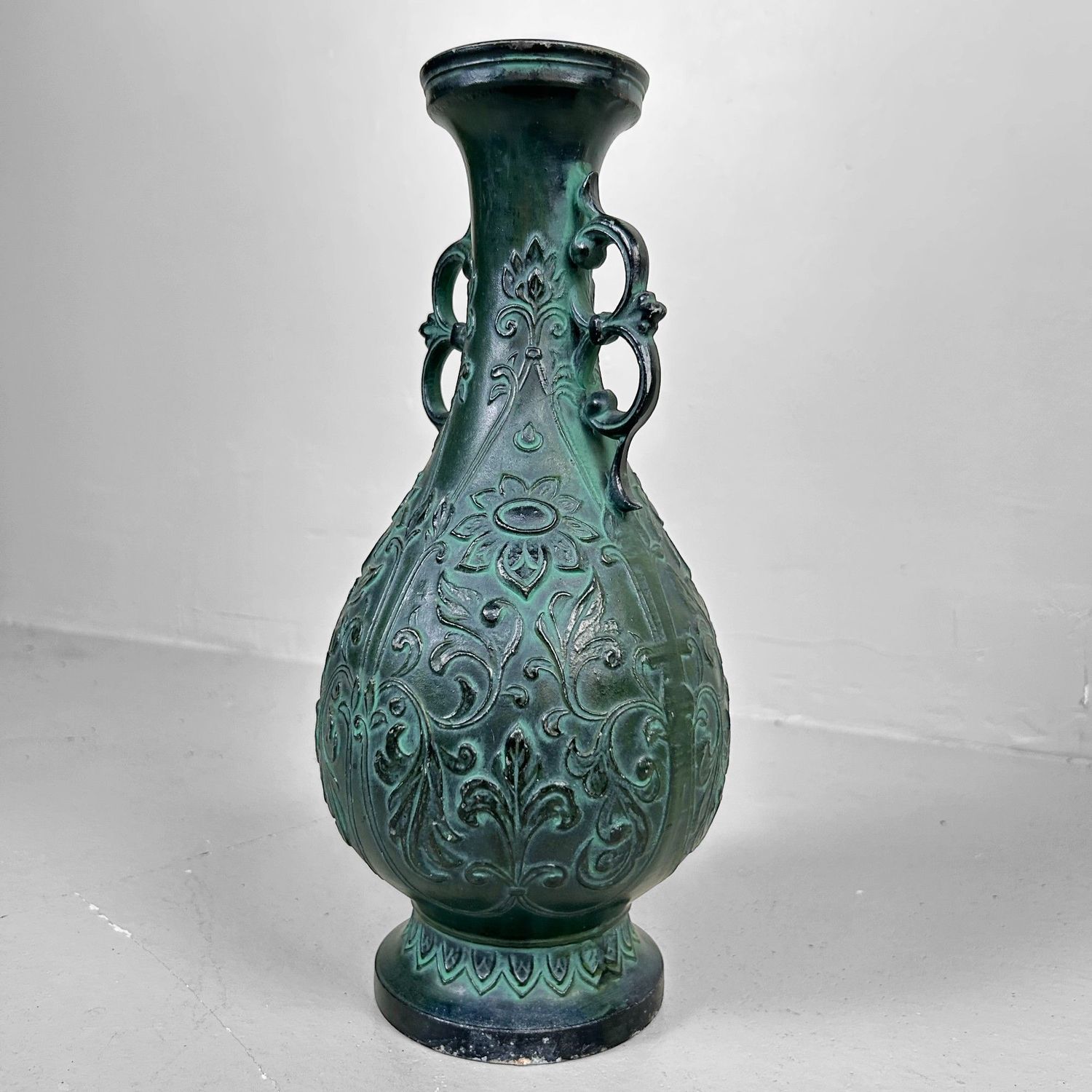 Japanese Takaoka Ikebana Vase, Metalcraft, circa 1950s