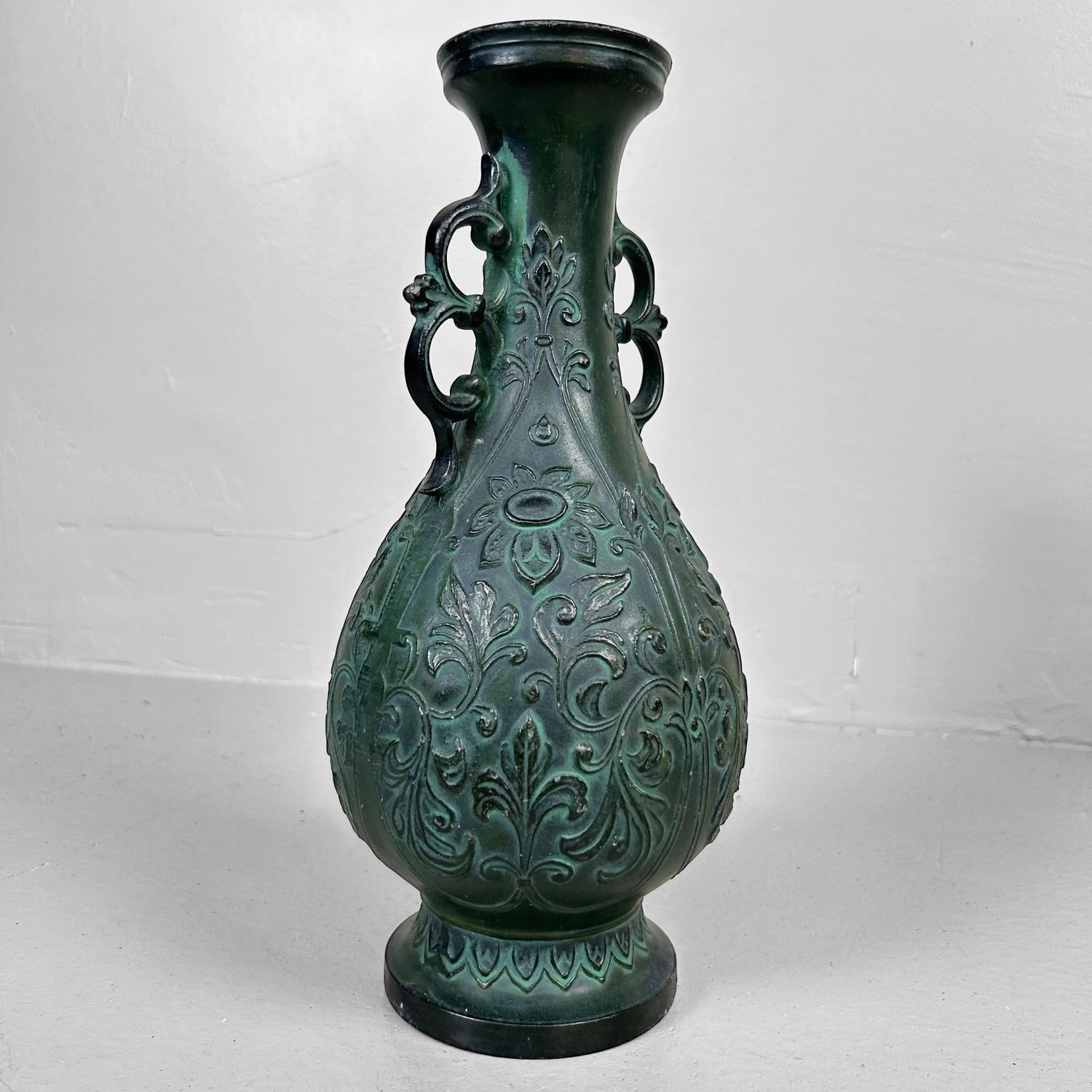 Japanese Takaoka Ikebana Vase, Metalcraft, circa 1950s