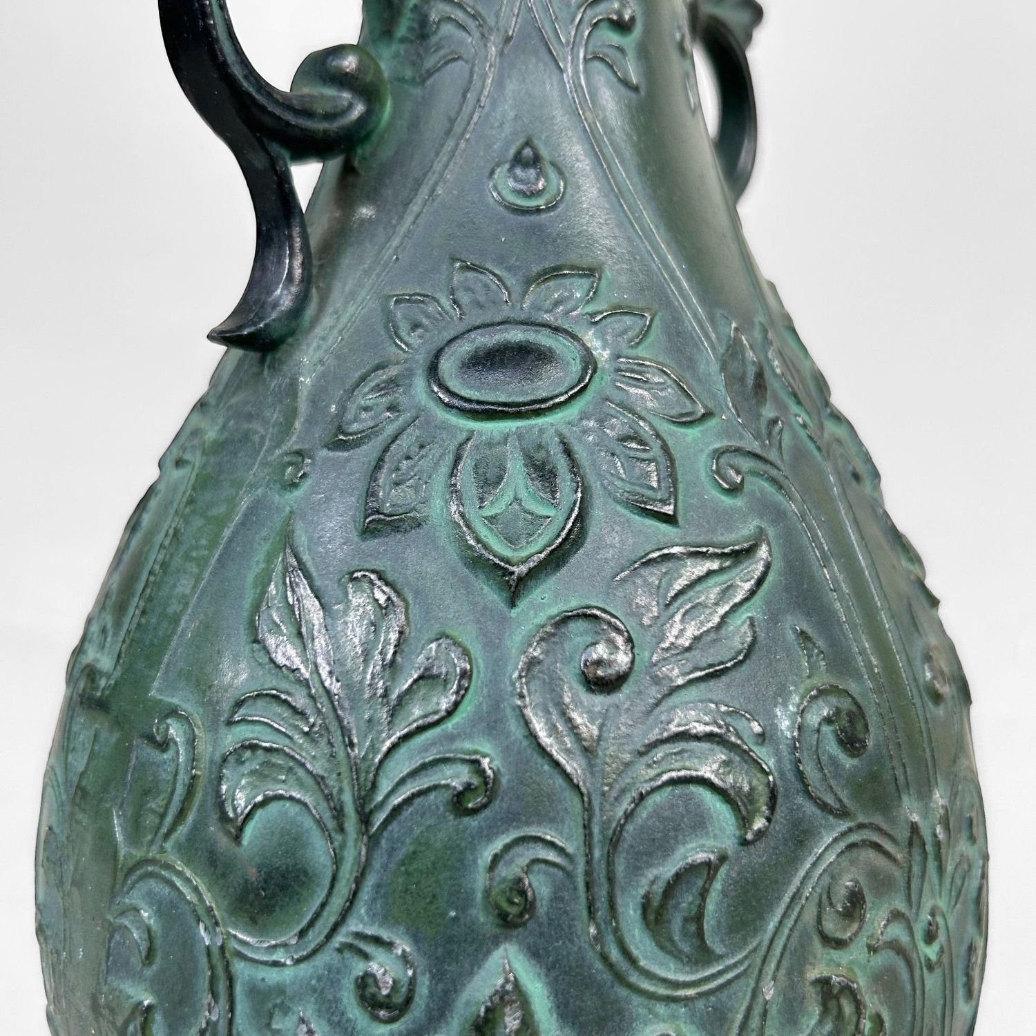 Japanese Takaoka Ikebana Vase, Metalcraft, circa 1950s