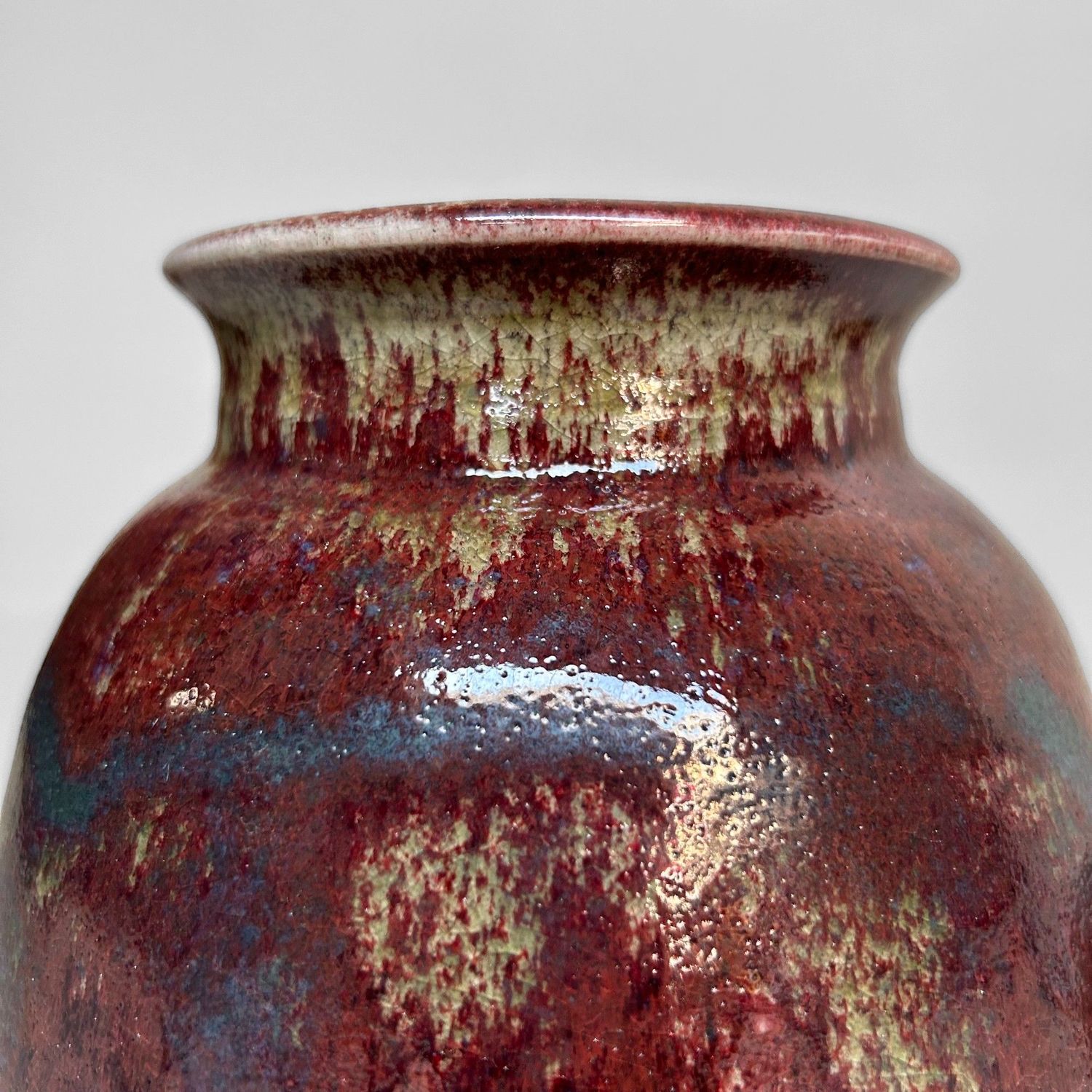 Unique Ceramic Ikebana Vase by Noma Gazan, 1970s, Japan