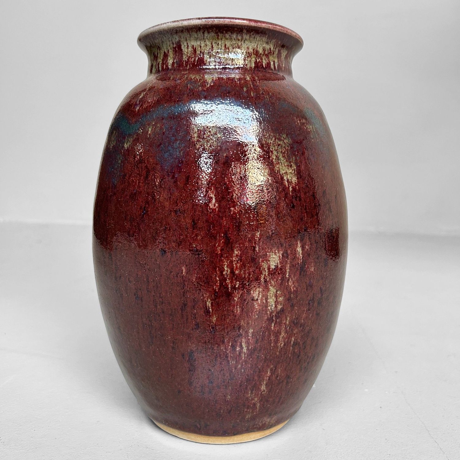 Unique Ceramic Ikebana Vase by Noma Gazan, 1970s, Japan
