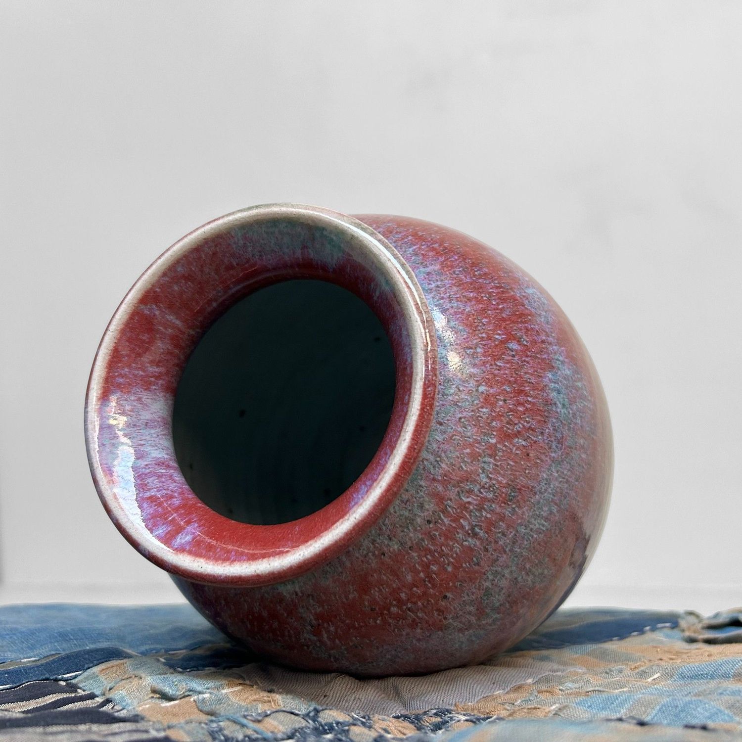 Vintage Ikebana Vase by Noma Gazan, 1970s, Japan.