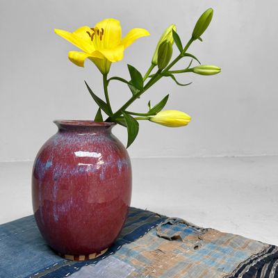 Vintage Ikebana Vaas door Noma Gazan, jaren '70, Japan.