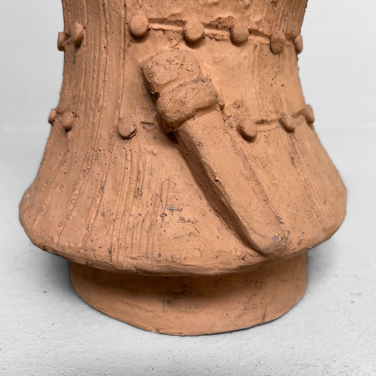 Japanse Terracotta Haniwa Krijger in Tankō-Pantser, Miyazaki, jaren '50.