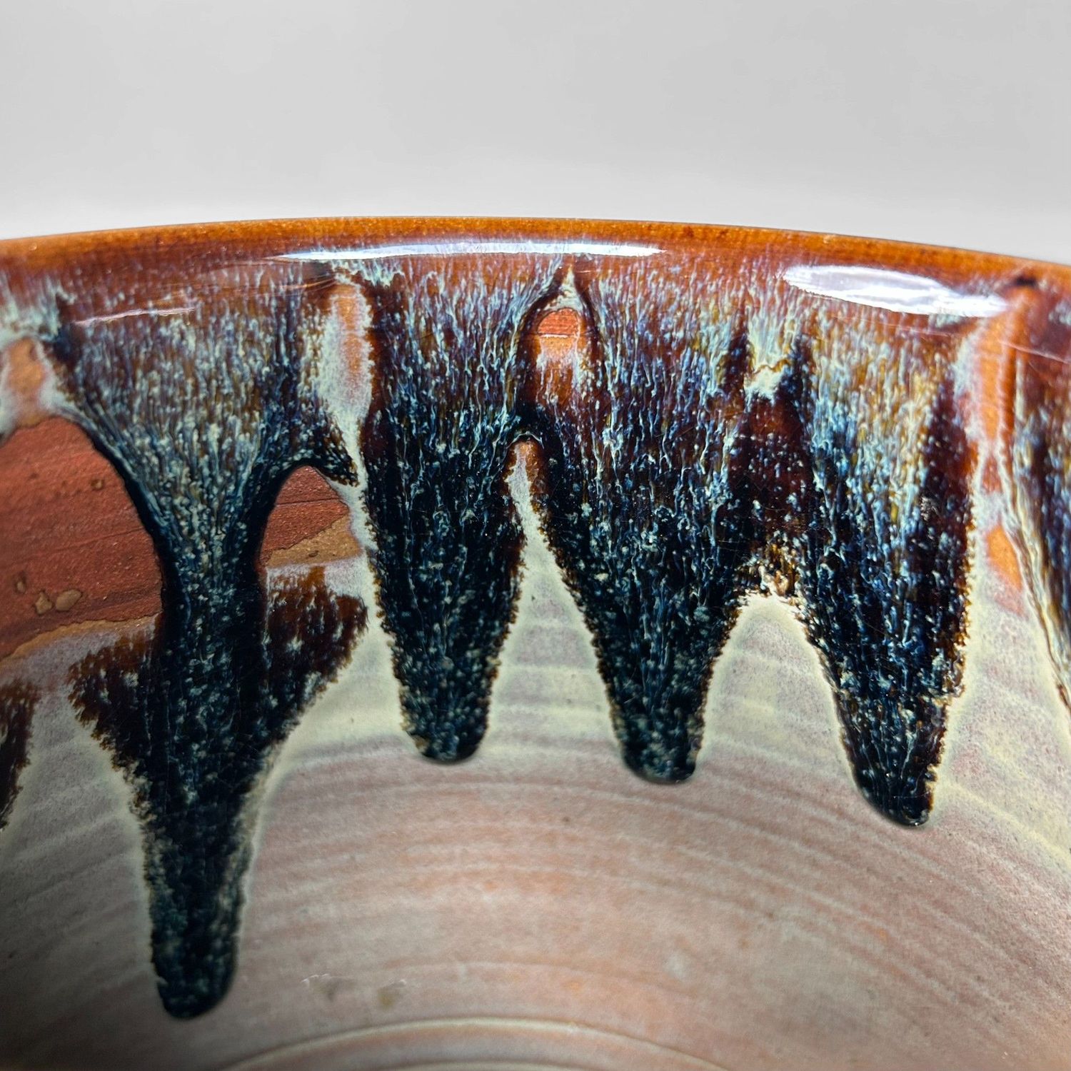 Unique Japanese Ikebana Flower Vase, Koishiwara-yaki, 1970s Unique Japanese Ikebana Flower Vase, Koishiwara-yaki, 1970s