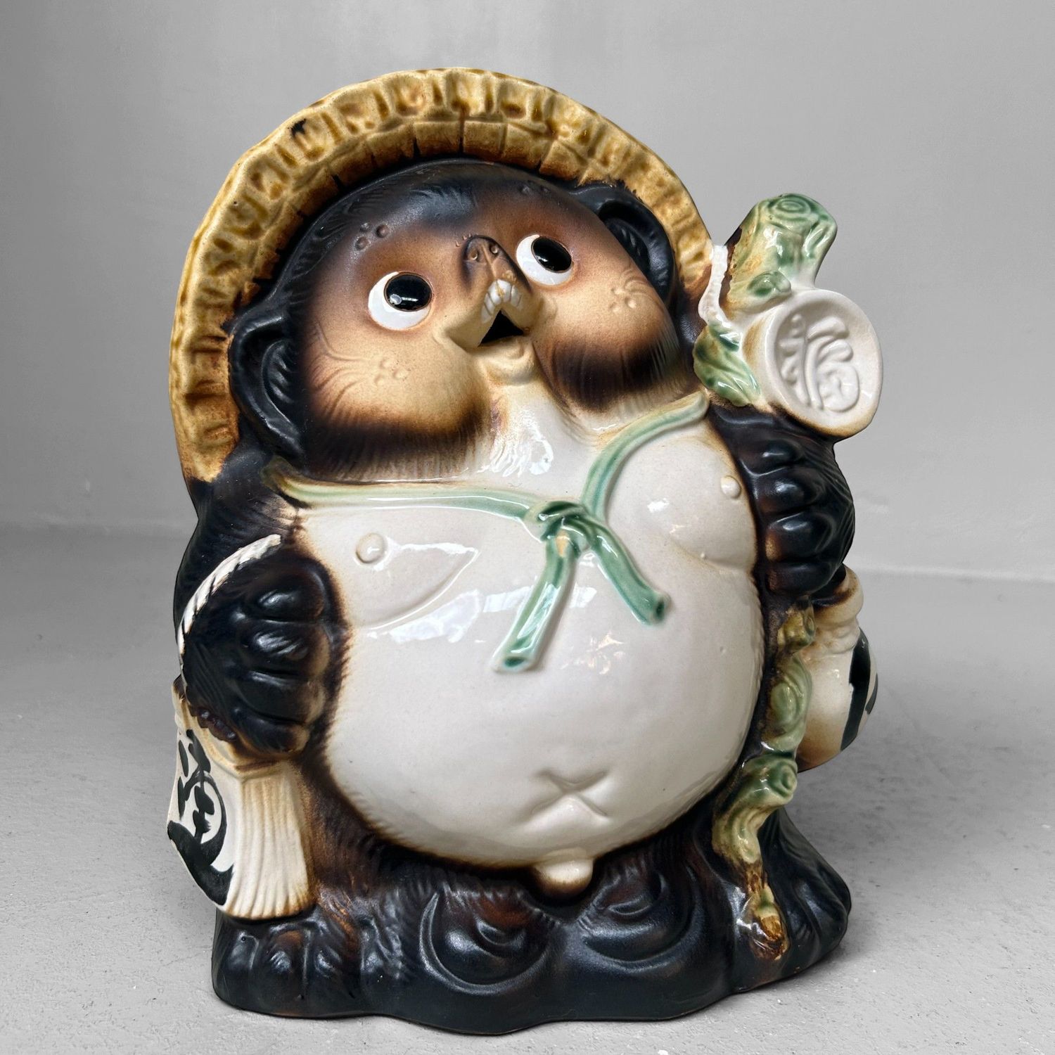 Vintage Japanse Tanuki, Shigaraki, ca. 1980