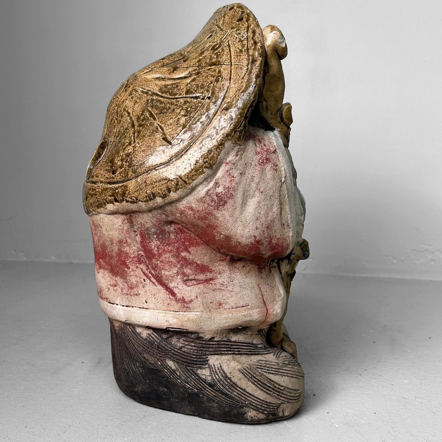 Tanuki Sculpture – Shigaraki Ceramics – Japan, 1950s