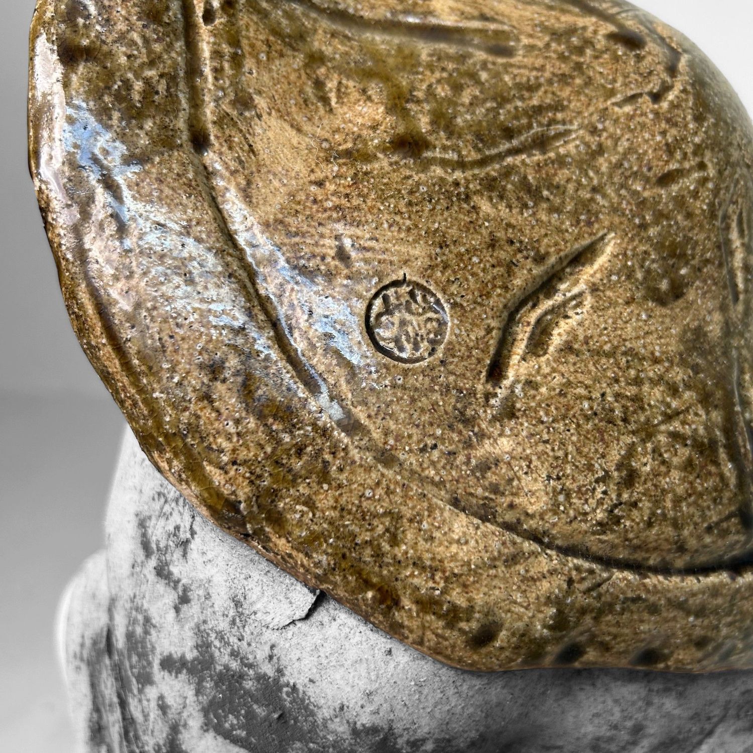 Tanuki Sculpture – Shigaraki Ceramics – Japan, 1950s