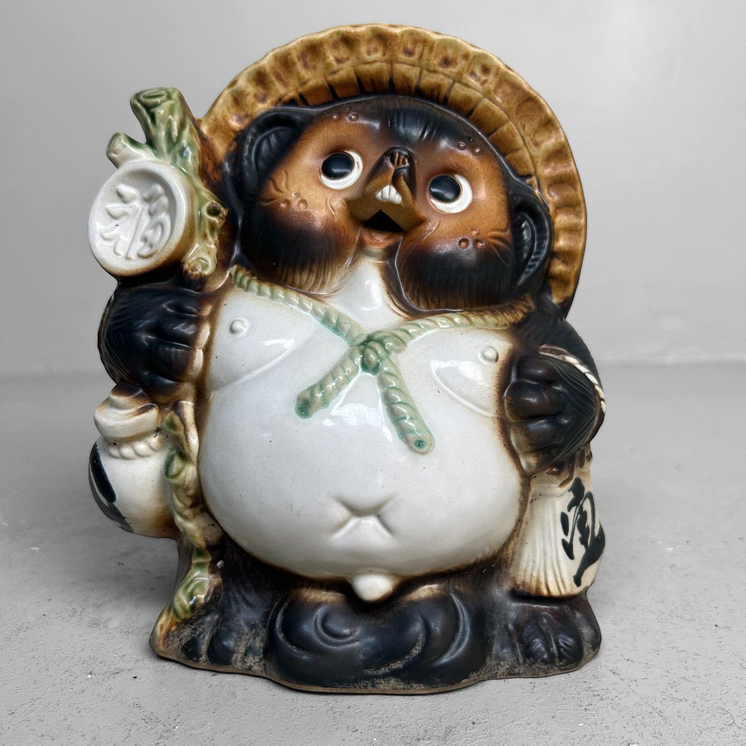 Vintage Japanse Tanuki, Shigaraki, ca. 1980
