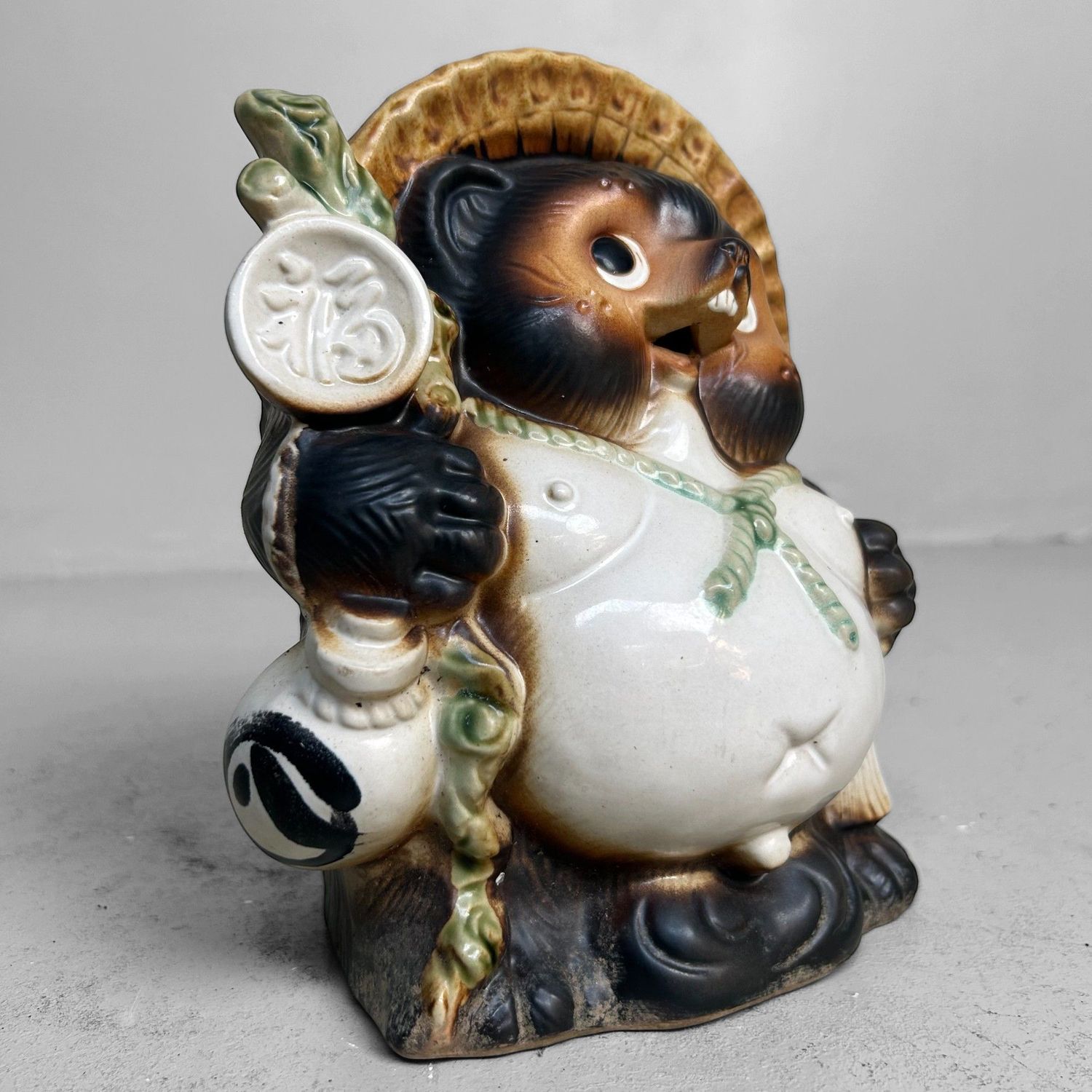 Vintage Japanse Tanuki, Shigaraki, 1980