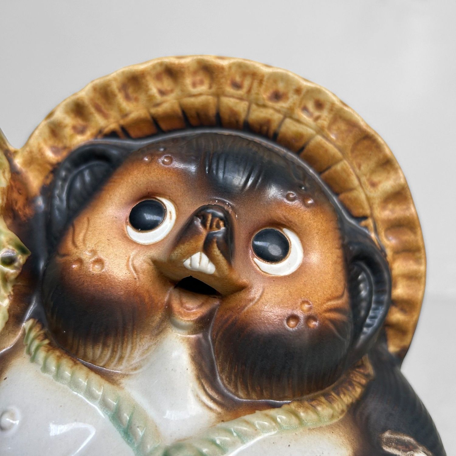 Vintage Japanse Tanuki, Shigaraki, 1980