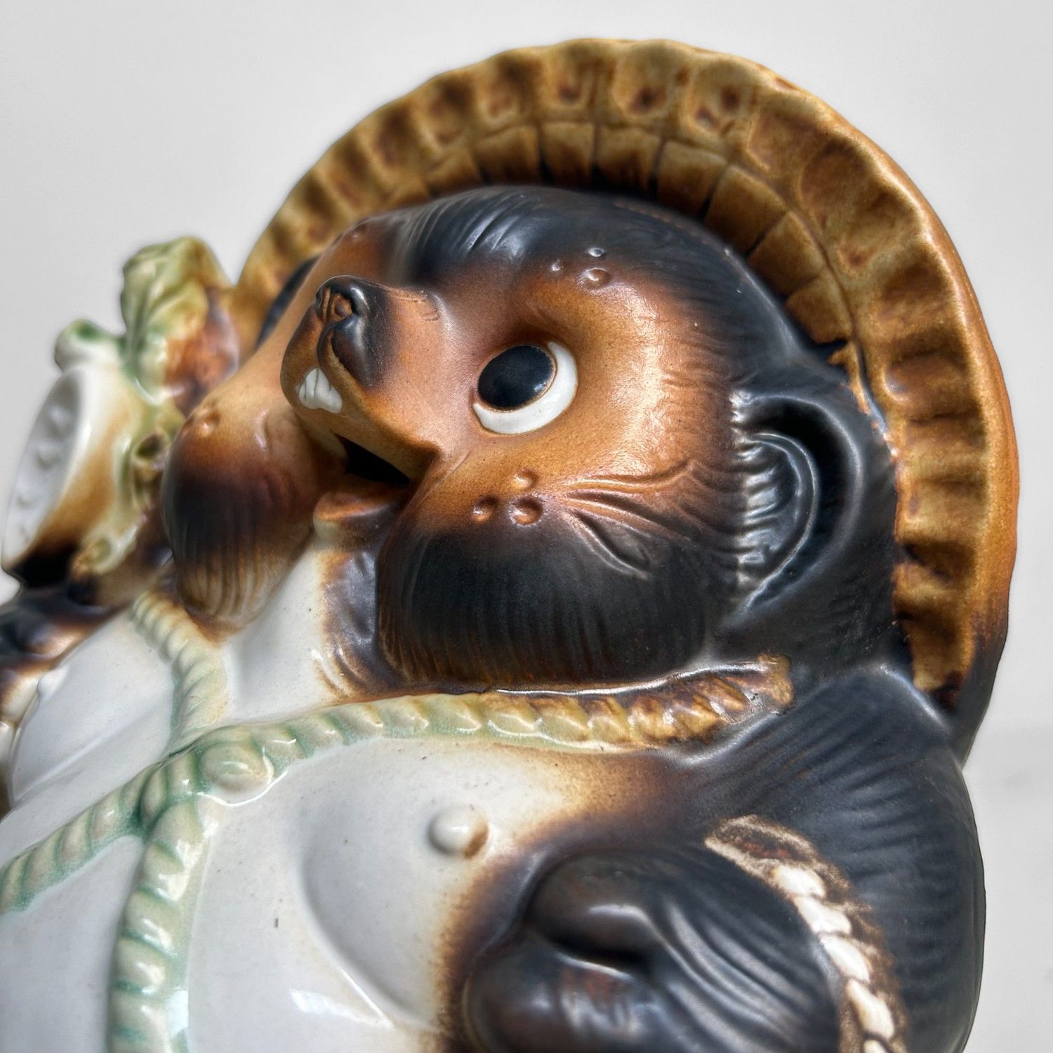 Vintage Japanse Tanuki, Shigaraki, 1980