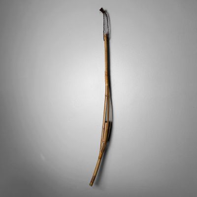 Japanese Vintage Bamboo Ikebana Wall Hanger, 1970s
