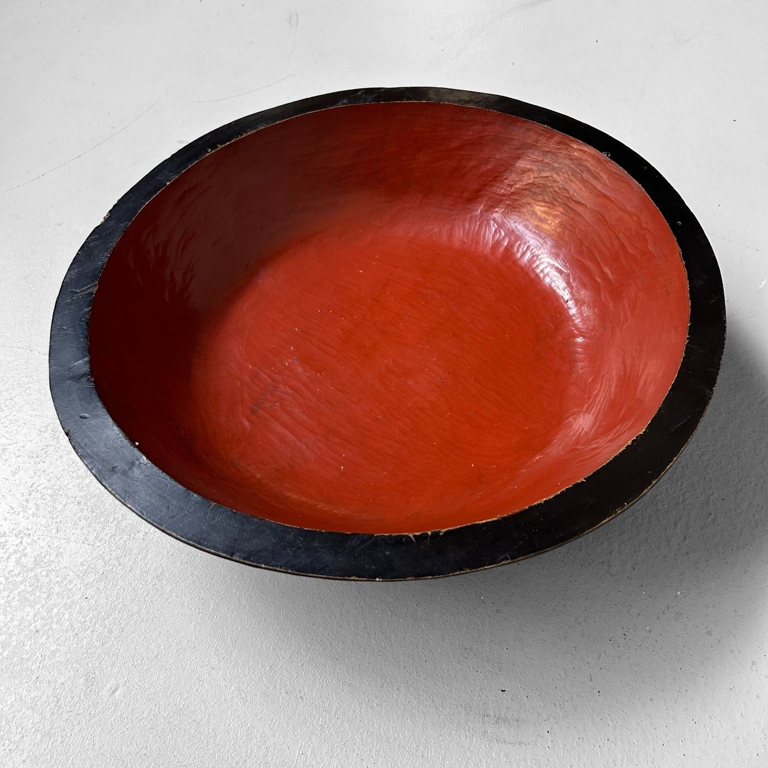 Handgesneden Kibachi (木鉢) – Antieke Japanse Deegkom, jaren '20