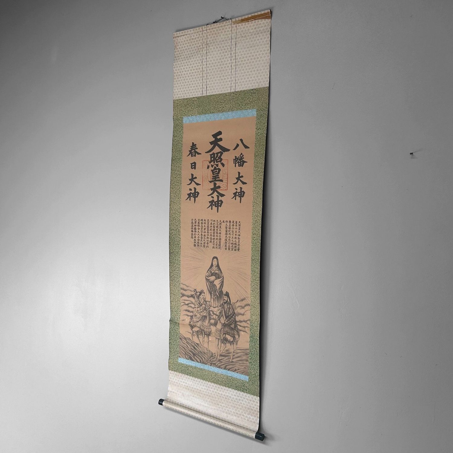 Japanse Scroll – Shinto Goden & Keizerlijke Mythe, jaren 1920