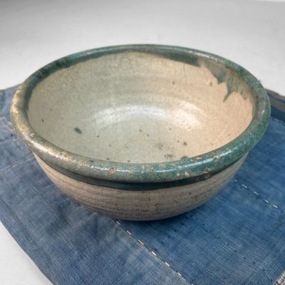 Organic Ceramic Bowl, Wabi-Sabi Aesthetic, Japan, 1930