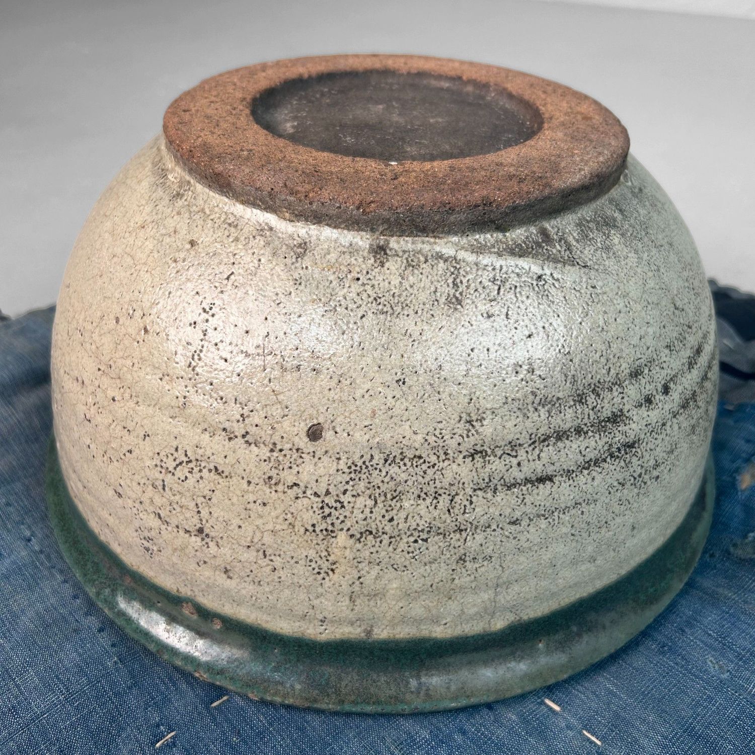 Organic Ceramic Bowl, Wabi-Sabi Aesthetic, Japan, 1930