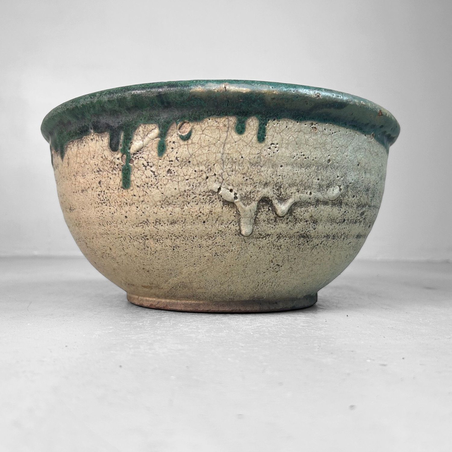 Organic Ceramic Bowl, Wabi-Sabi Aesthetic, Japan, 1930