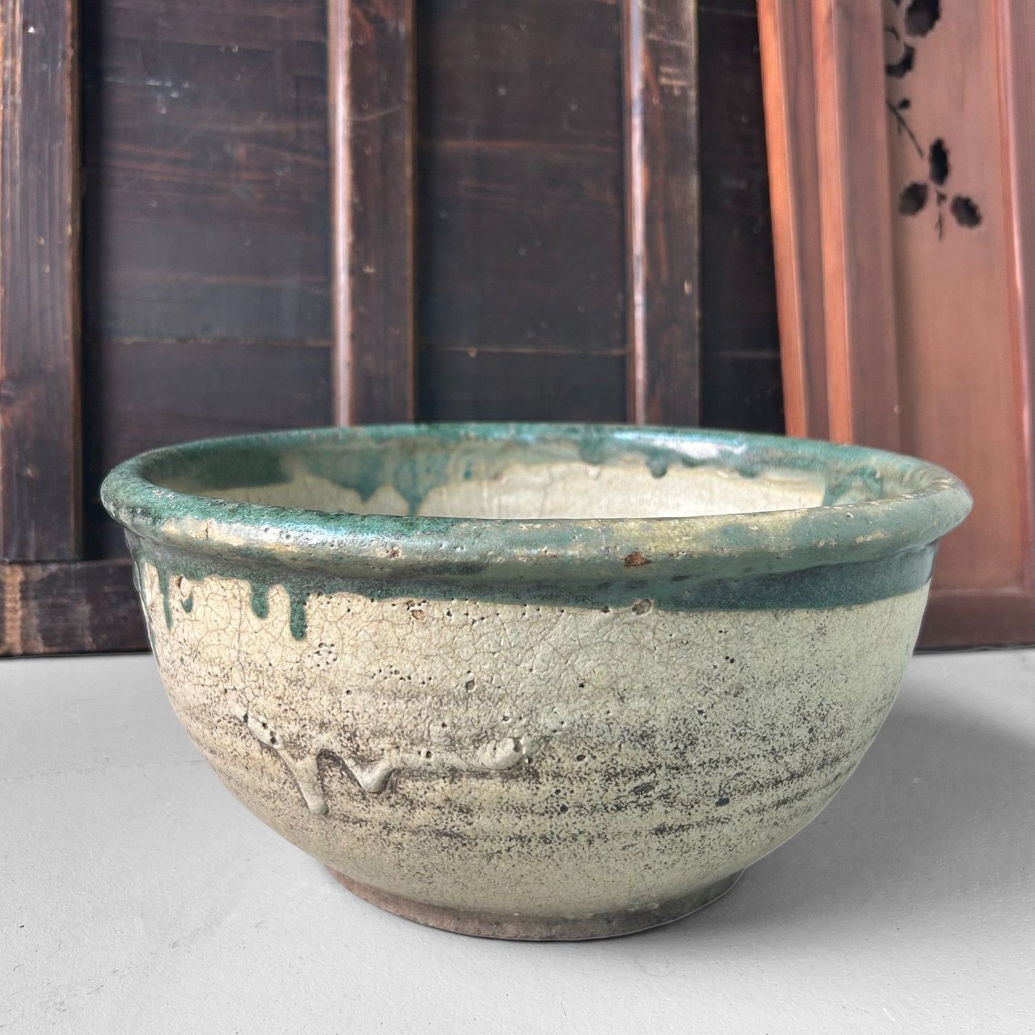 Organic Ceramic Bowl, Wabi-Sabi Aesthetic, Japan, 1930