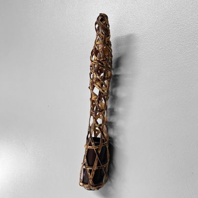 Japanese Vintage Bamboo Ikebana Wall Hanger, 1980s